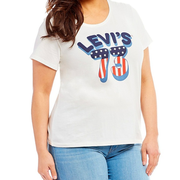 levi's plus size tops